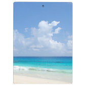 Waterverf Sjabloon Natuur zeehondengolven Klembord (Achterkant)