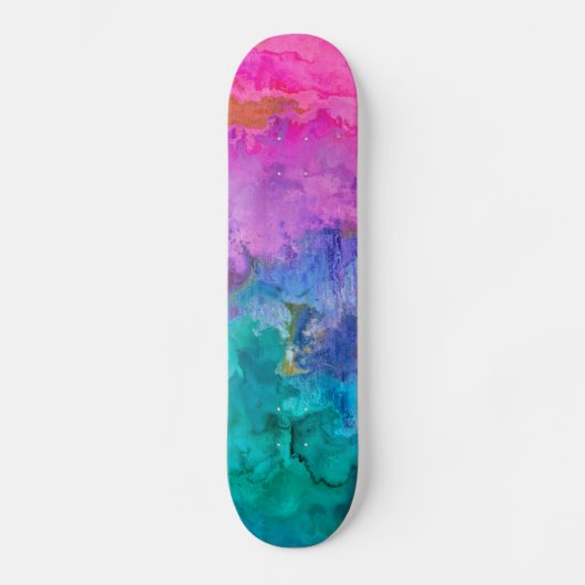 Waterverf Skateboard (Voorkant)