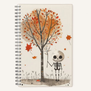 Waterverf Skelet Schattige & Spooky Halloween Notitieboek