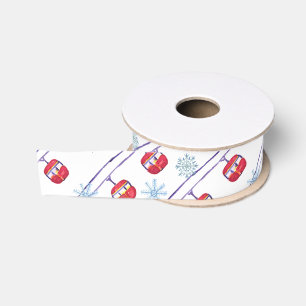 Waterverf Ski Gondola's Grosgrain Lint