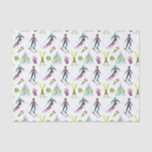 Waterverf skiën tissuepapier (Voorkant)