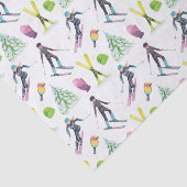 Waterverf skiën tissuepapier (Detail)