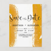 Waterverf Sla de datum op. De datum opslaan Briefkaart (Voorkant)