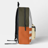 Waterverf slak landschap kleurrijke aangepaste naa bedrukte rugzak (Links)