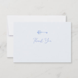 Waterverf Sleutel Sorority Note Kaart