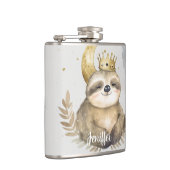 Waterverf Sloth Moon Crown Heupfles (Rechts)