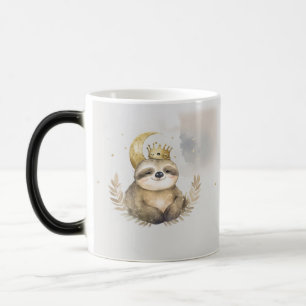 Waterverf Sloth Moon Crown Magische Mok