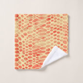 Waterverf Snake Print Bad Handdoek (Wasdoekje)