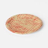 Waterverf Snake Print Papieren Bordje (Gekanteld)