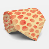 Waterverf Snake Print Stropdas (Opgerold)