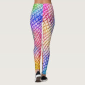 Waterverf Snakeskin Leggings (Achterkant)