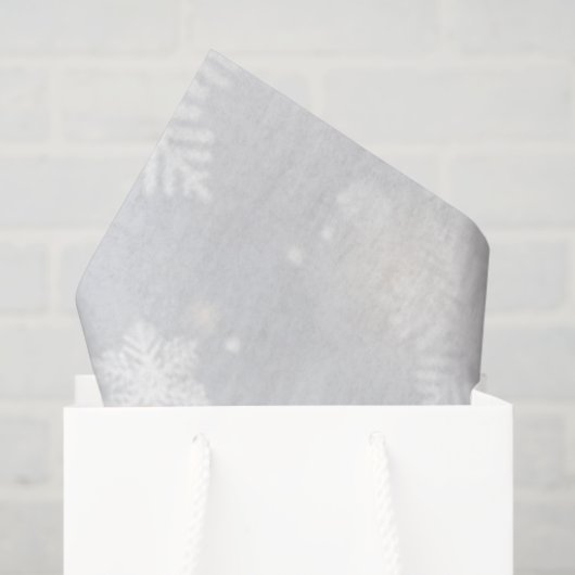 Waterverf sneeuwvakantie tissuepapier (Cadeauzakje)