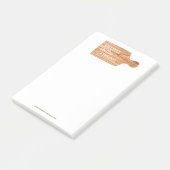 Waterverf Snijraad Catering Chef Logo Post-it® Notes (Schuin)