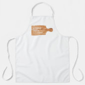 Waterverf Snijraad Catering Chef Logo Schort (Voorkant)