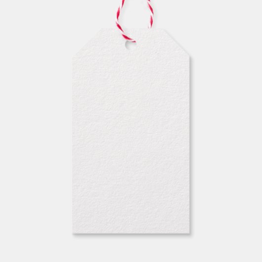 Waterverf snoepriet, aangepaste kerst cadeaulabel (Achterkant)