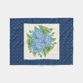 Waterverf Snowball Small Blanket Fleece Deken (Voorkant (Horizontaal))