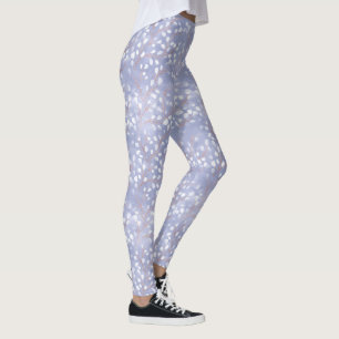 Waterverf Snowdrops Lavender/Koper ID726 Leggings