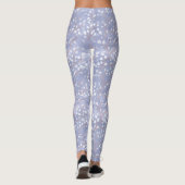 Waterverf Snowdrops Lavender/Koper ID726 Leggings (Achterkant)