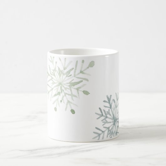 Waterverf Snowflake Mok (Center)