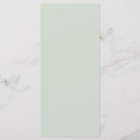 Waterverf Snowy Evergreen Forest Script Wedding Menu (Achterkant)