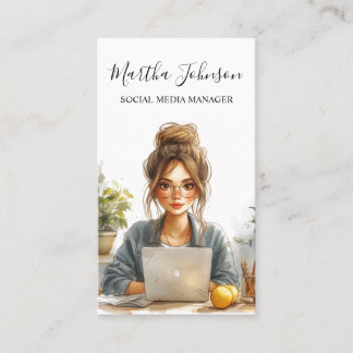 Waterverf Social Media Manager Blogger Influencer Visitekaartje