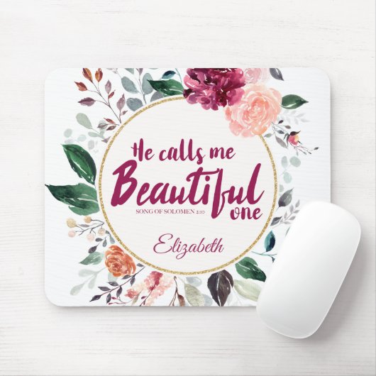 Waterverf Song van Solomon Scripting Muismat (Met muis)