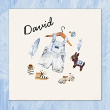 Waterverf  Speelgoed Blauwe Kwekerij Kunst