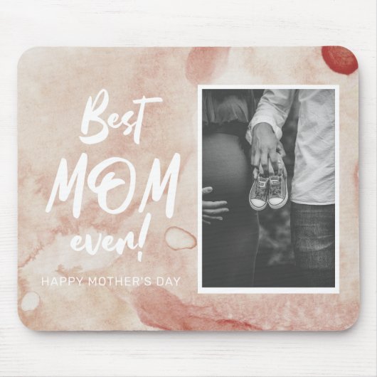 waterverf spetst de beste moederdag muis ooit muismat (Voorkant)