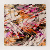 Waterverf splash, abstracte achtergrond. legpuzzel (Horizontaal)