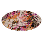 Waterverf splash,  abstracte achtergrond. snijplank (Hoek)