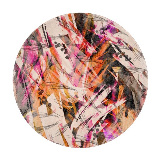 Waterverf splash,  abstracte achtergrond. snijplank (Voorkant)