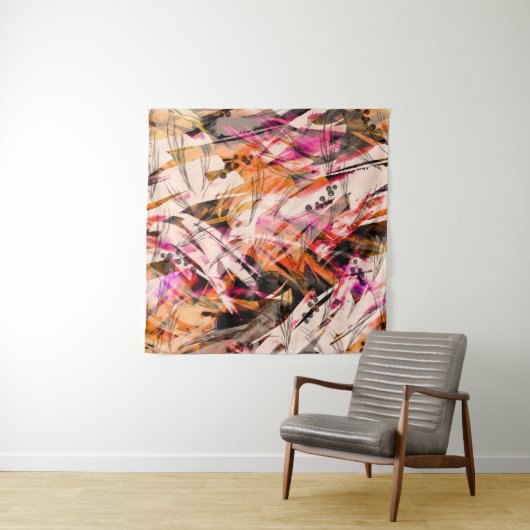 Waterverf splash, abstracte achtergrond. wandkleed (In Situ (horizontaal))