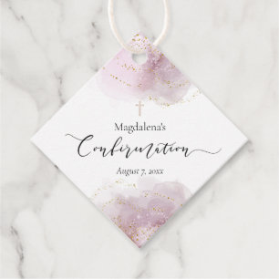 waterverf splash faux gouden glitter Bevestiging Bedankjes Labels