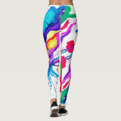 Waterverf Splash-Leggings Leggings (Achterkant)