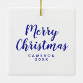 Waterverf Splash Rainbow Keramisch Ornament (Achterkant)