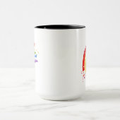 Waterverf Splash Rainbow Mok (Midden)