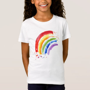 Waterverf Splash Rainbow T-shirt