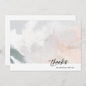 Waterverf SplashHartelijk dank, Kaart | Zo vriende (Voorkant / Achterkant)