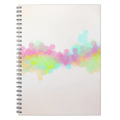Waterverf Splatter Colorful Abstract Design Notitieboek (Voorkant)