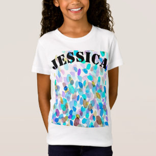 Waterverf Splotters Naam of Gezegde T-Shirt