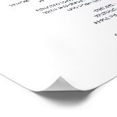 Waterverf spoelroze roze rozen bruiloft menu poster (Hoek)