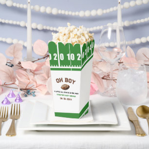 Waterverf Sport Football Baby shower Bedankdoosjes