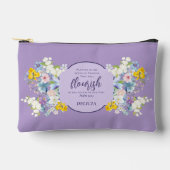 Waterverf Spring Bloemen Bijbelvers Gepersonalisee Etui (Voorkant)