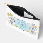 Waterverf Spring Bloemen Bijbelvers Gepersonalisee Etui (Open)