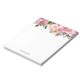 Waterverf Spring Floral - Aangepast Notitieblok (Gedraaid)