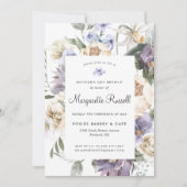 Waterverf Spring Floral Moederdag Brunch Kaart (Voorkant)