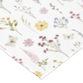 Waterverf Spring Wildflowers Pattern Tafelkleed (Gekanteld)
