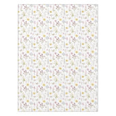 Waterverf Spring Wildflowers Pattern Tafelkleed (Voorkant)