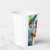 Waterverf Spy Ninja Verjaardag Papieren Bekers (Rechts)