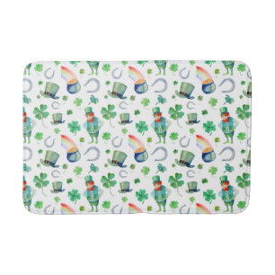 Waterverf St. Patrick's Day Pattern Badmat